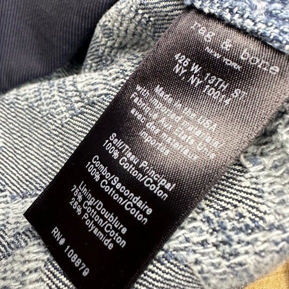 NWT Rag & Bone Indigo Esmond Laser Cut Dress XS - Picture 8 of 9